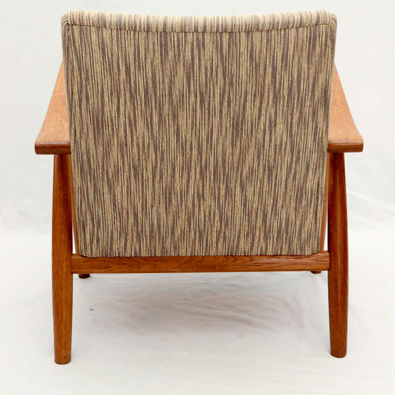 Brass Hans Wegner GE-260 Lounge Chair