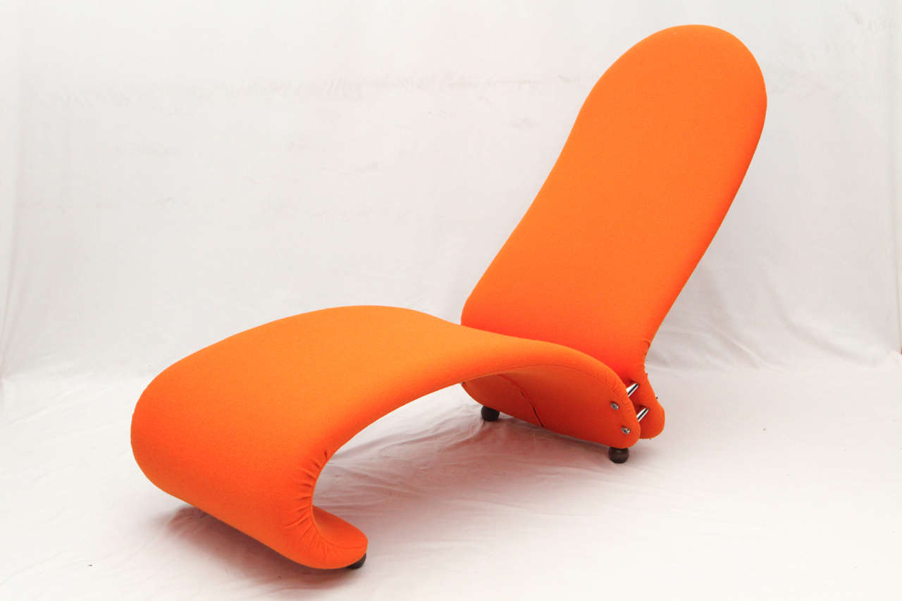 Verner Panton chaise from the System 1-2-3 series produced by Fritz Hansen.  Store formerly known as ARTFUL DODGER INC