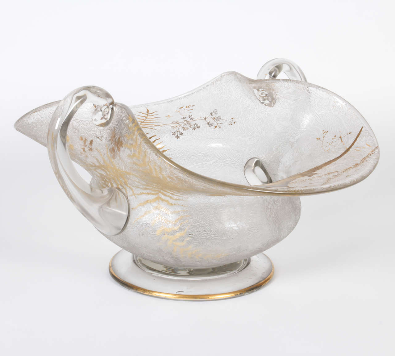 19th Century Bohemian Moser Centrepiece