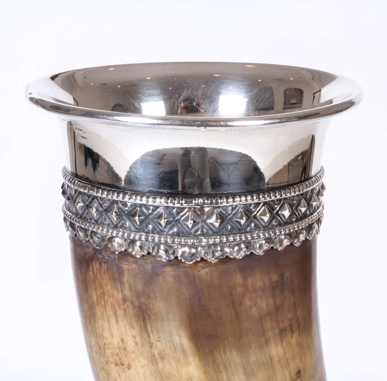 19th Century Antique English Horn Trophy