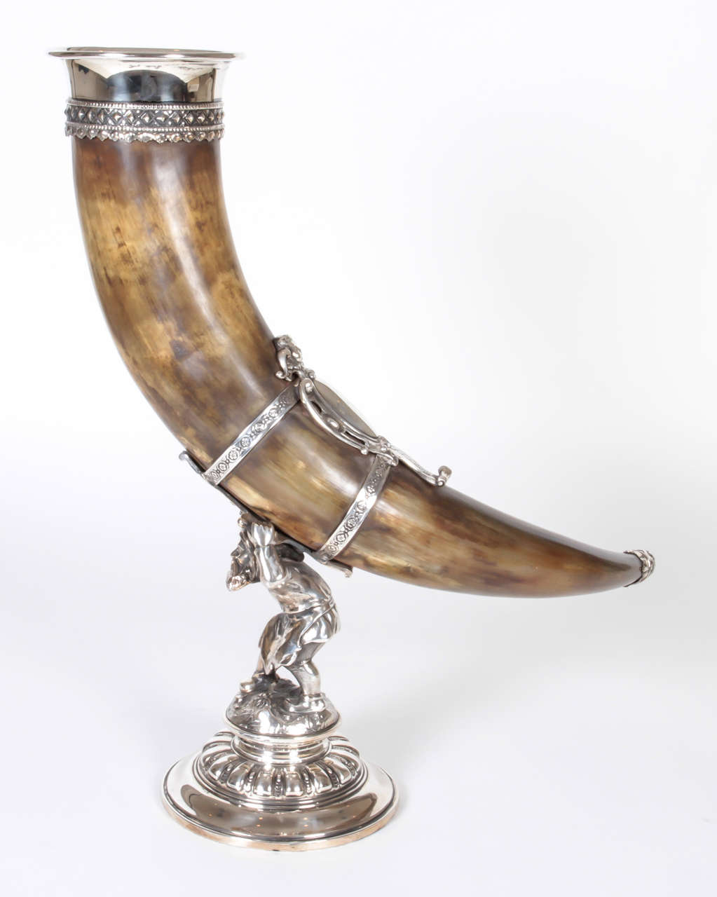Antique English Horn Trophy 1