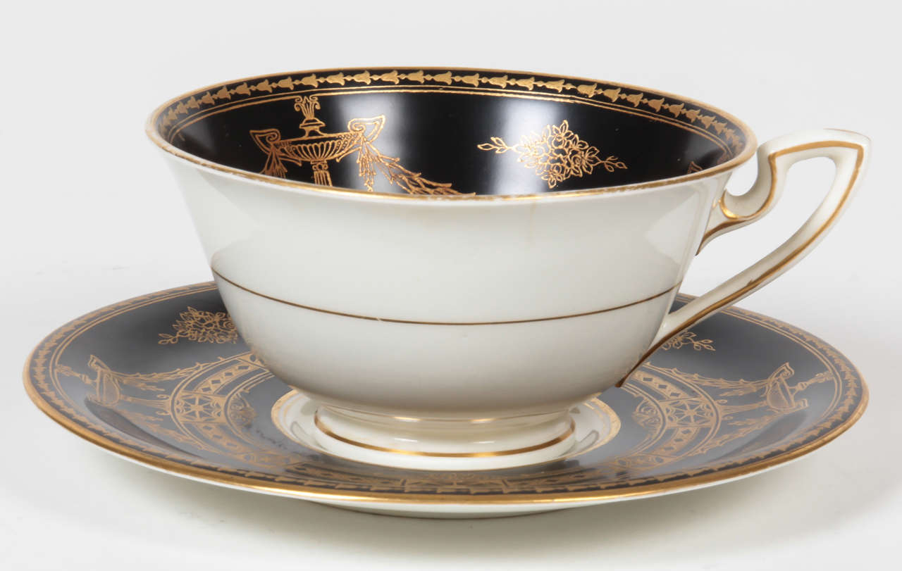 11 Cups and 11 Saucers Royal Worcester