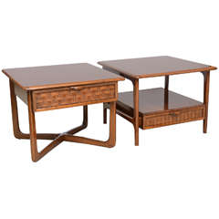 A Matched Pair of Lane End Tables, USA
