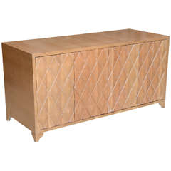 Cerused Oak Four-Door Buffet or Credenza, Jamie Herzlinger 11