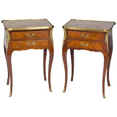 Pair of Belle Epoque Period Bedside Tables