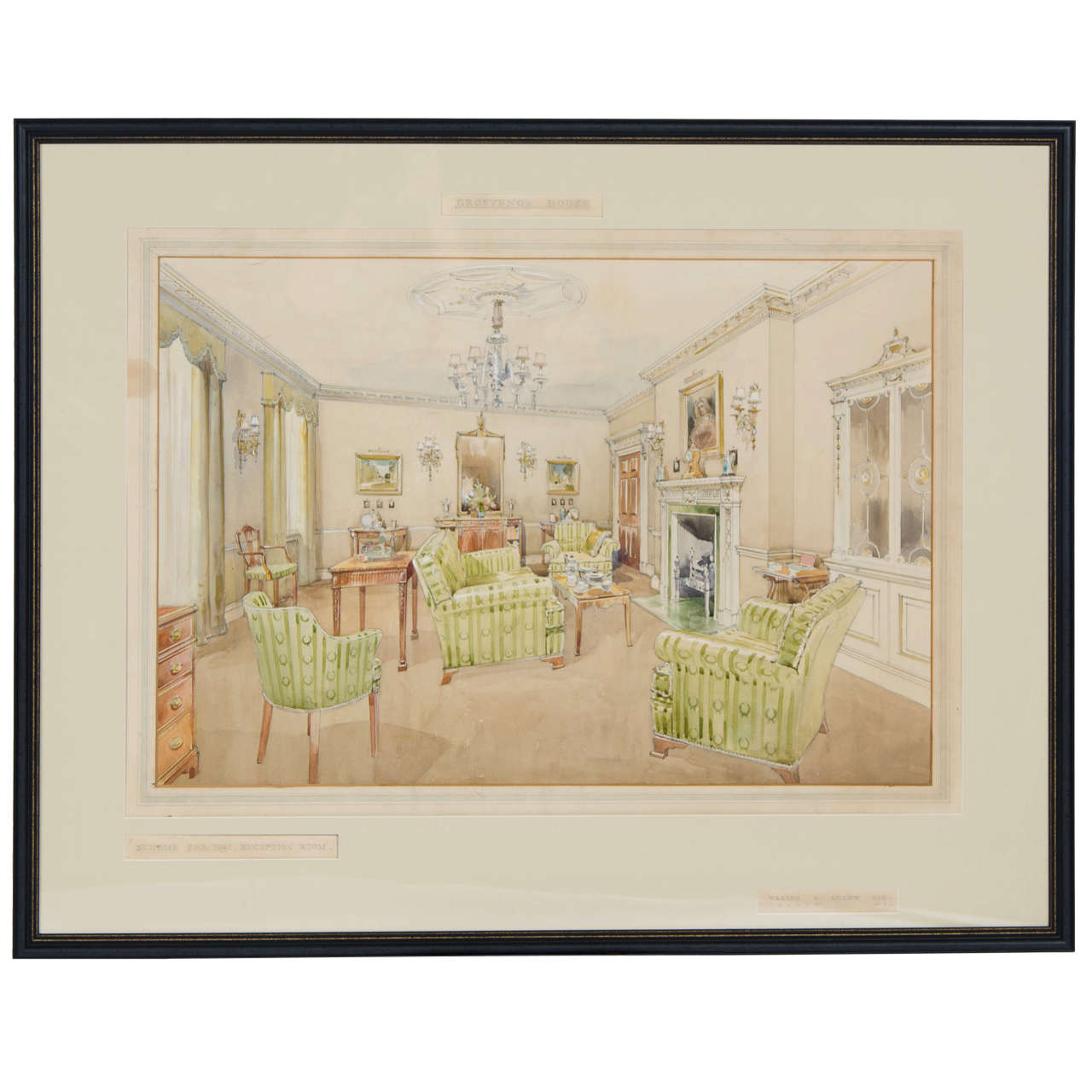 1956 Waring and Gillow Design for Grosvenor House For Sale