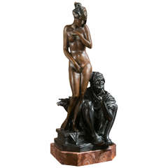 Slave Trader, Bronze Statue