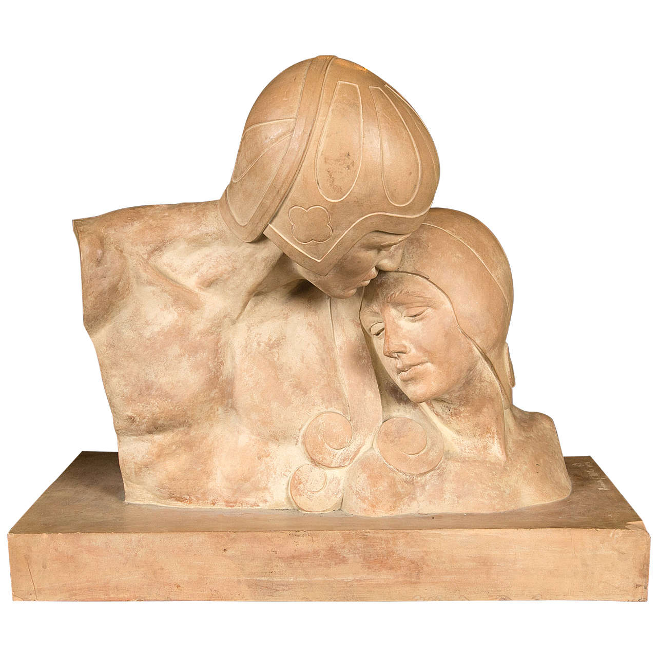 Large WPA Era Terra Cotta Sculpture, c. 1930s For Sale at 1stDibs