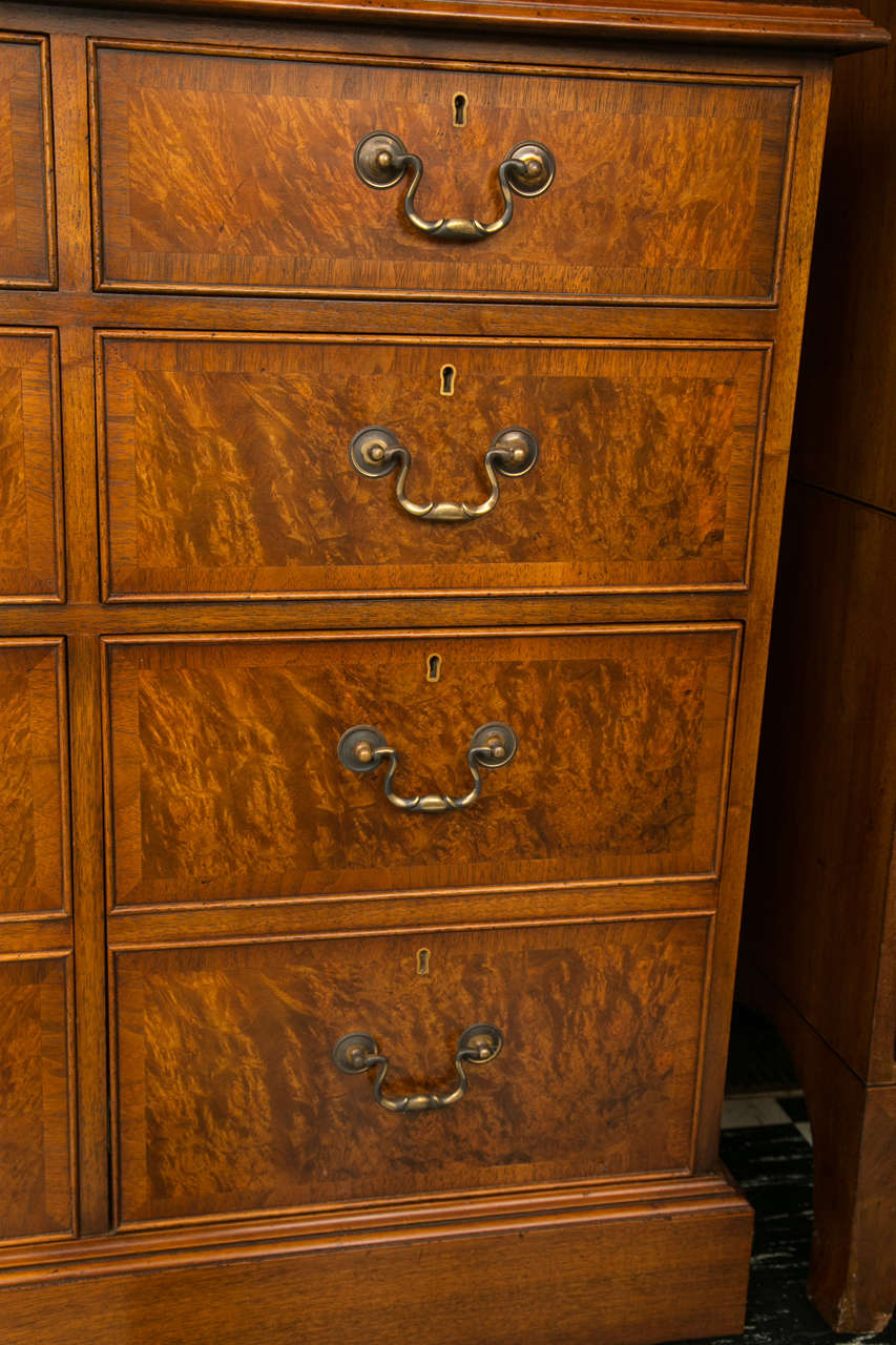 Custom English Walnut 12-Drawer Server / Credenza For Sale 3