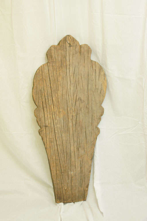 Wood 19th Century Indonesian Batek Tribal Shield For Sale