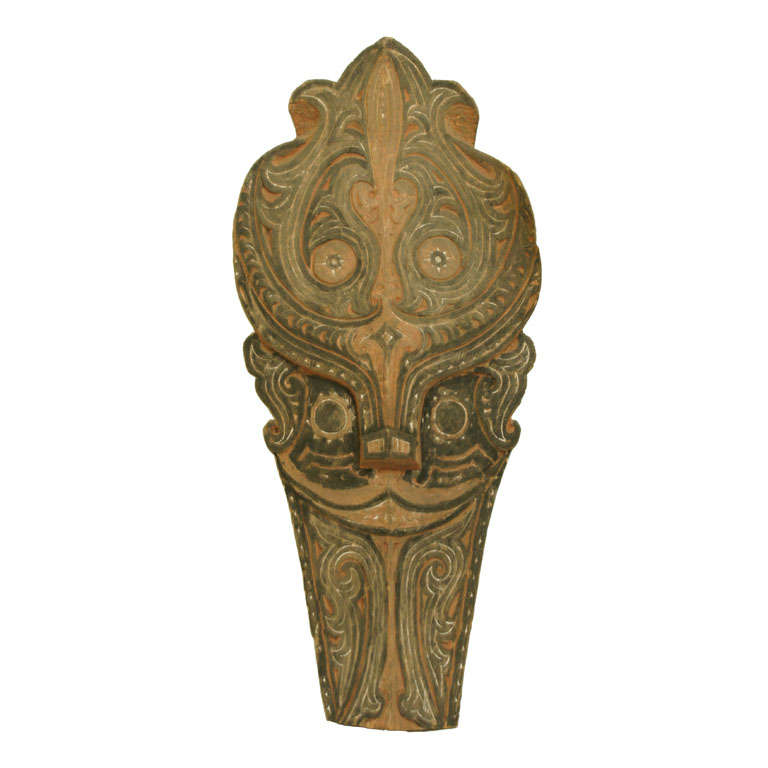 19th Century Indonesian Batek Tribal Shield For Sale