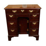 English, George II. mahogany kneehole dressing table