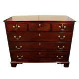 Antique Scottish, mahogany chest of drawers