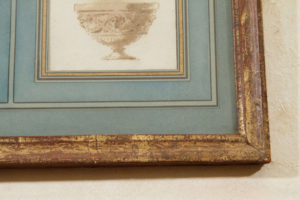 Studies of Urns, Plinths and Helmets attributed to J-L David