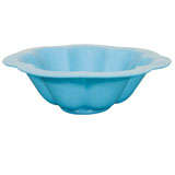 Chinese Peking Glass Lobed Bowl