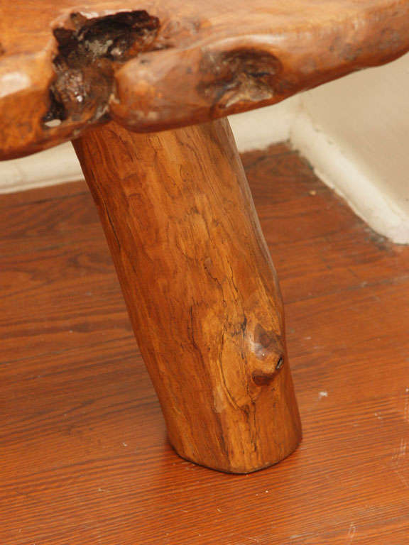 Magnificent Nakashima Style Root Wood Bench 2
