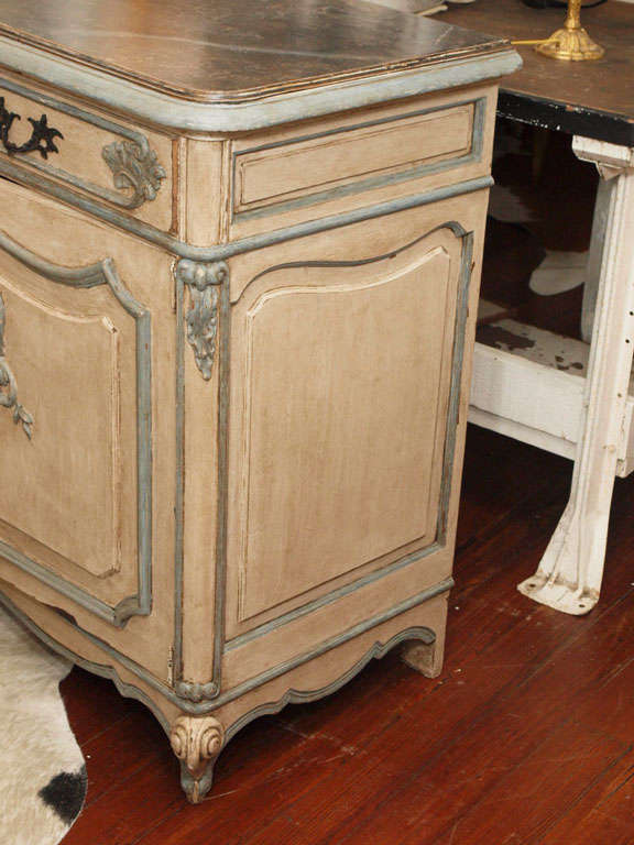 Extraordinary French Hand Carved Louis XV Painted Sideboard 5