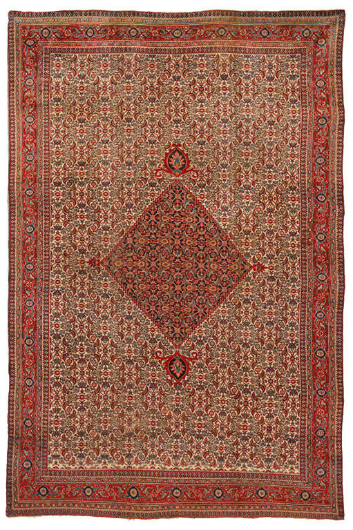 Antique Persian Dorokhsh Rug