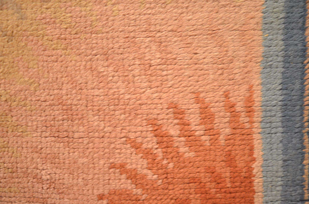20th Century Museum Quality Wiener Werkstatte Wool Rug by Philipp Haas & Söhne, 1910s For Sale