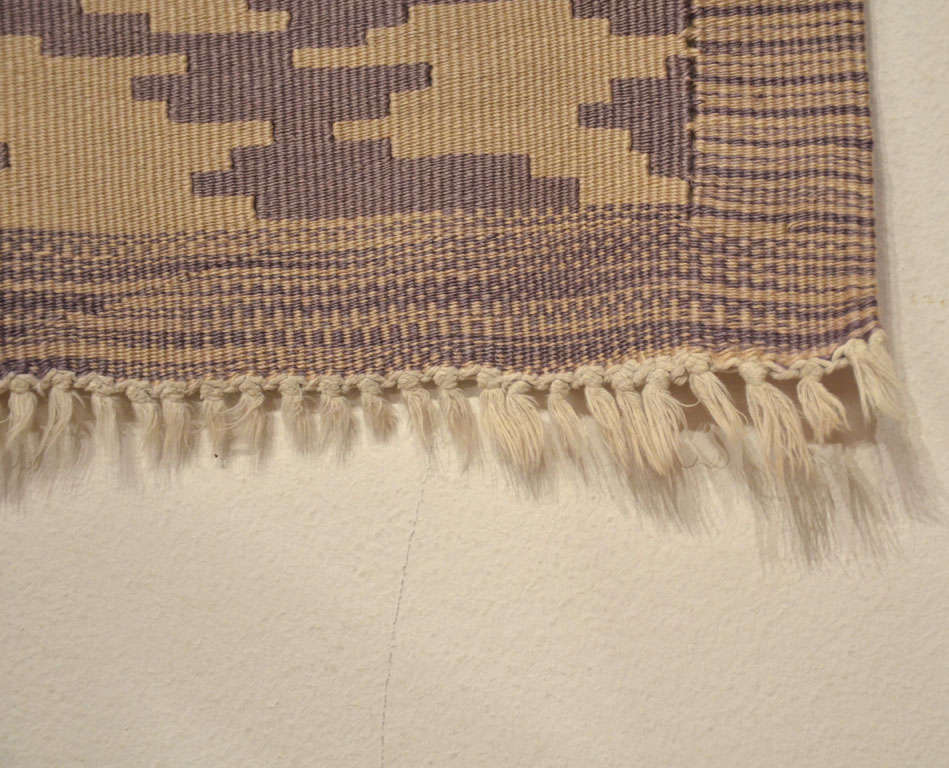 Vintage Mid-Century Modern Wool Kilim Rug with Tiger Pelt Pattern For Sale 2