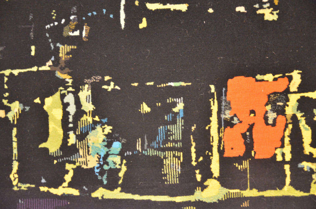 'Karikal', a modernist wool tapestry by Mathieu Matégot