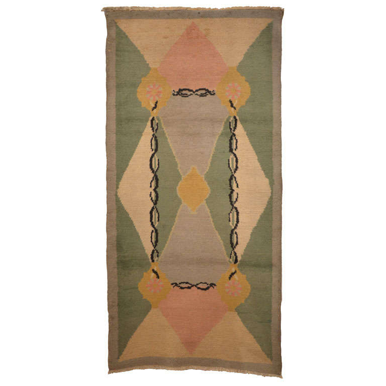 French Art Deco Rug For Sale at 1stdibs