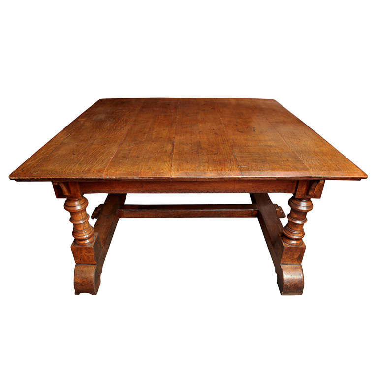 Oak Library Table