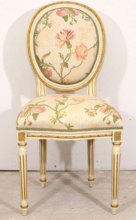 Pair of Louis XVI style Side Chairs