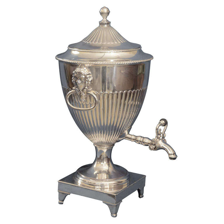 English Neo Classical Hot Water Urn For Sale