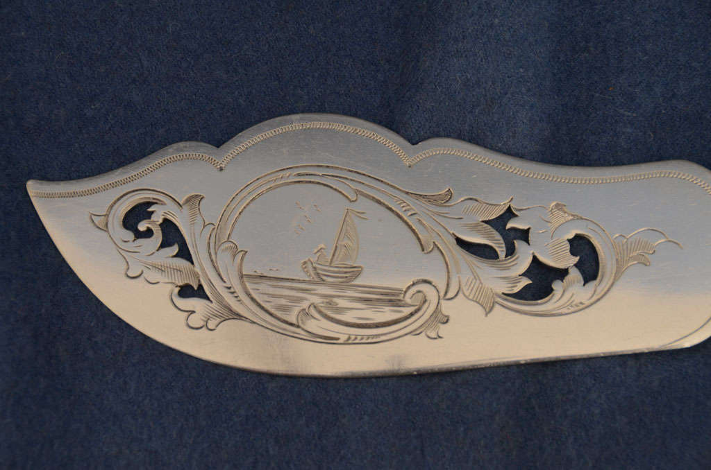 Ivory Handled Fish Servers at 1stDibs