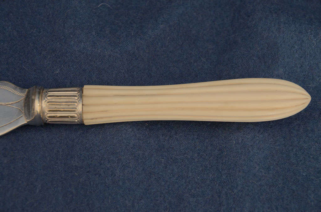 Ivory Handled Fish Servers at 1stDibs
