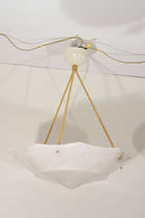 An Alabaster Light Fixture