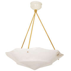 An Alabaster Light Fixture An Alabaster Light Fixture