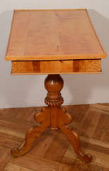 Birch Biedermeier Occasional Table For Sale 1