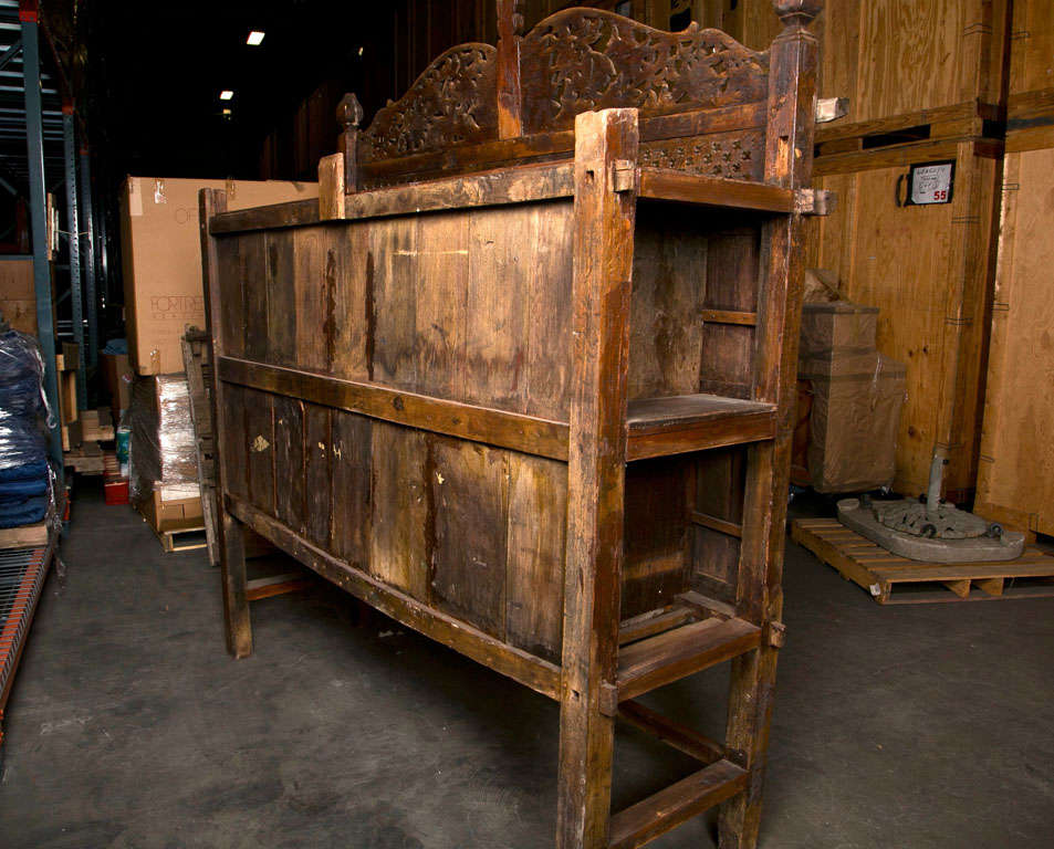 Large  Teak Decorative Cabinet For Sale 3