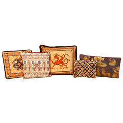 An Assortment of Fabulous Neddlepoint Pillows