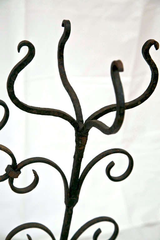 20th Century Decorative Cast Iron Fireplace Screen For Sale