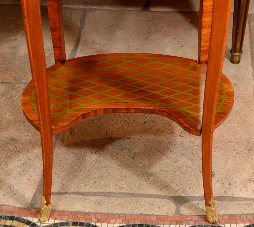French Transitional Inlaid Side Table 2