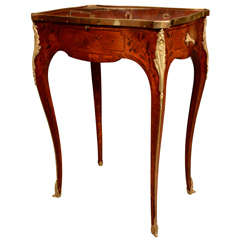 Louis XV Marquetry Side Table