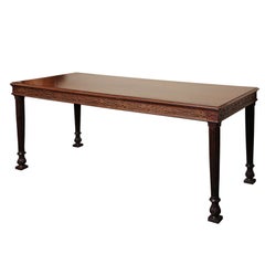 Antique 19th Century Mahogany Console in the Chippendale Taste