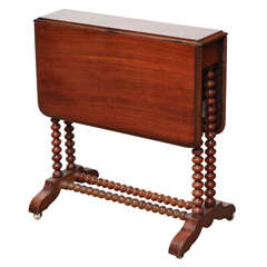 19th century English Folding Sutherland Table 6