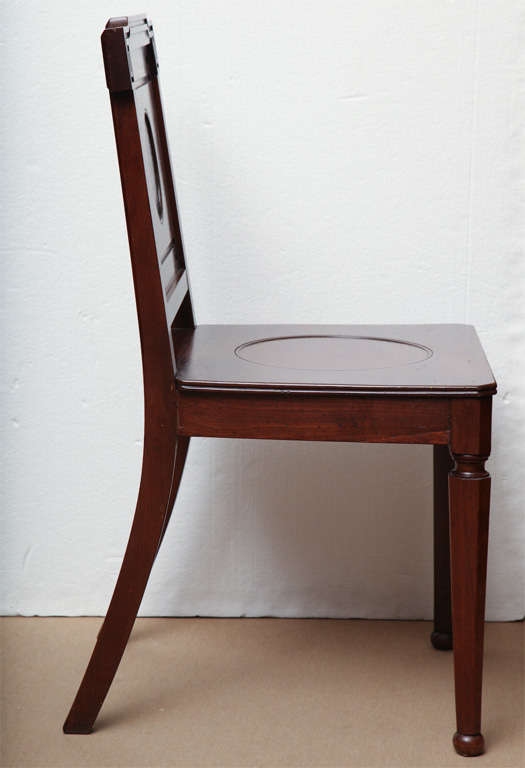 Early 19th century Armorial Hall Chair For Sale 2