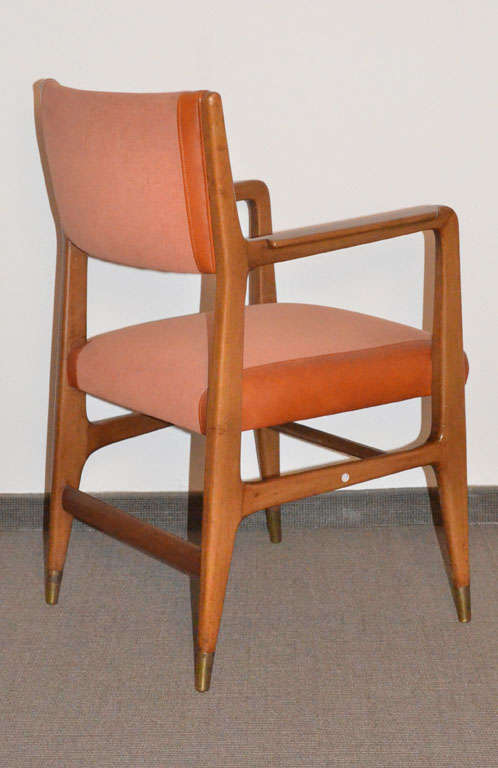Wood Pair of Armchairs by Gio Ponti