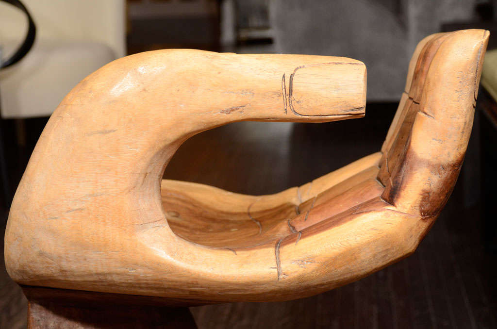 1960's Wooden Hand Chair 4