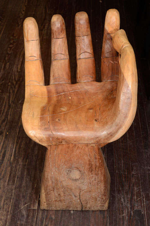 1960's Wooden Hand Chair at 1stDibs hand chair wood, wood hand chair