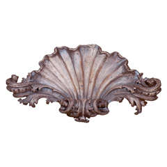 Large 18th Century French Architectural Shell Carving