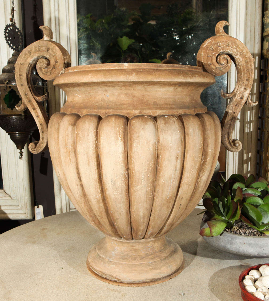 Italian Terra Cotta Urn at 1stdibs