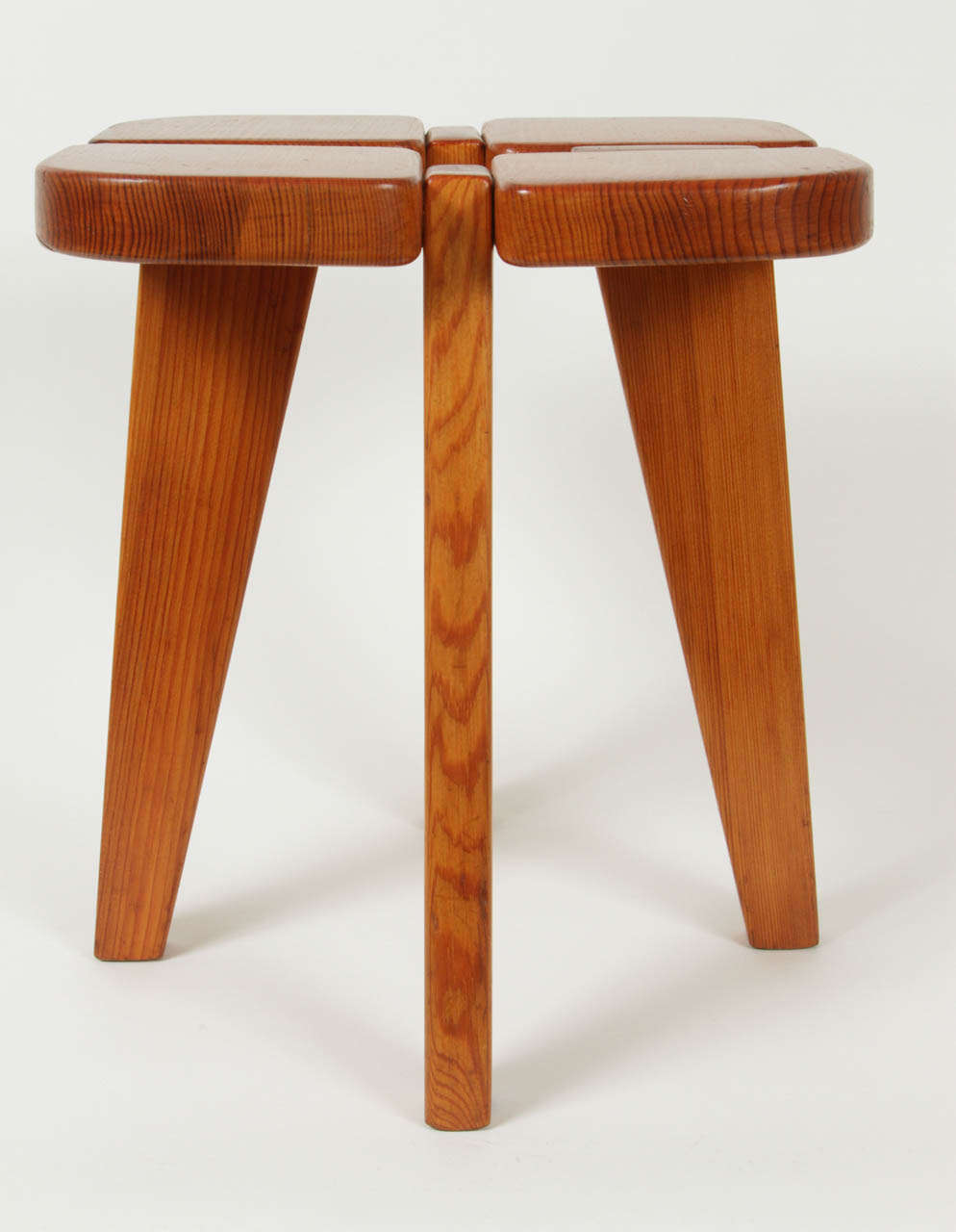 Pair of Orgeon Pine Stools by Lisa Johansson-Pape For Sale 2