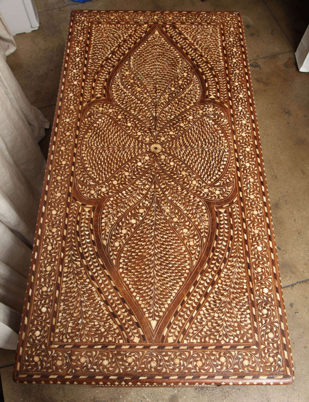 British Indian Ocean Territory Inlaid Desk from India
