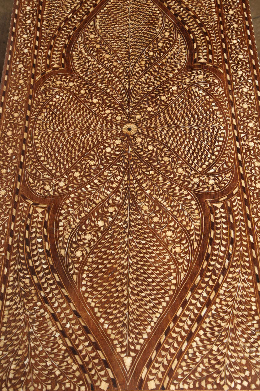 Inlaid Desk from India In Excellent Condition In New York, NY